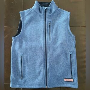 Vineyard Vines Heathered Blue Vest